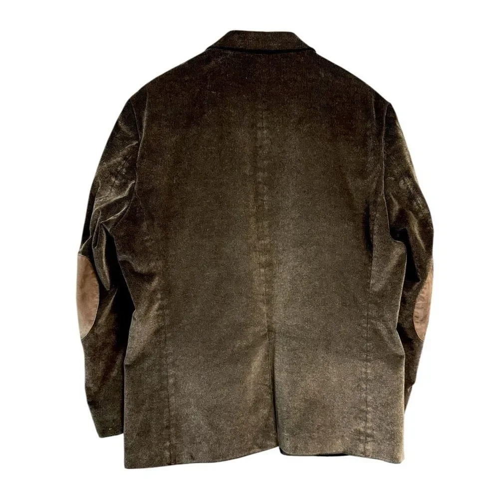 Chaps Dark Men’s Brown Corduroy Blazer